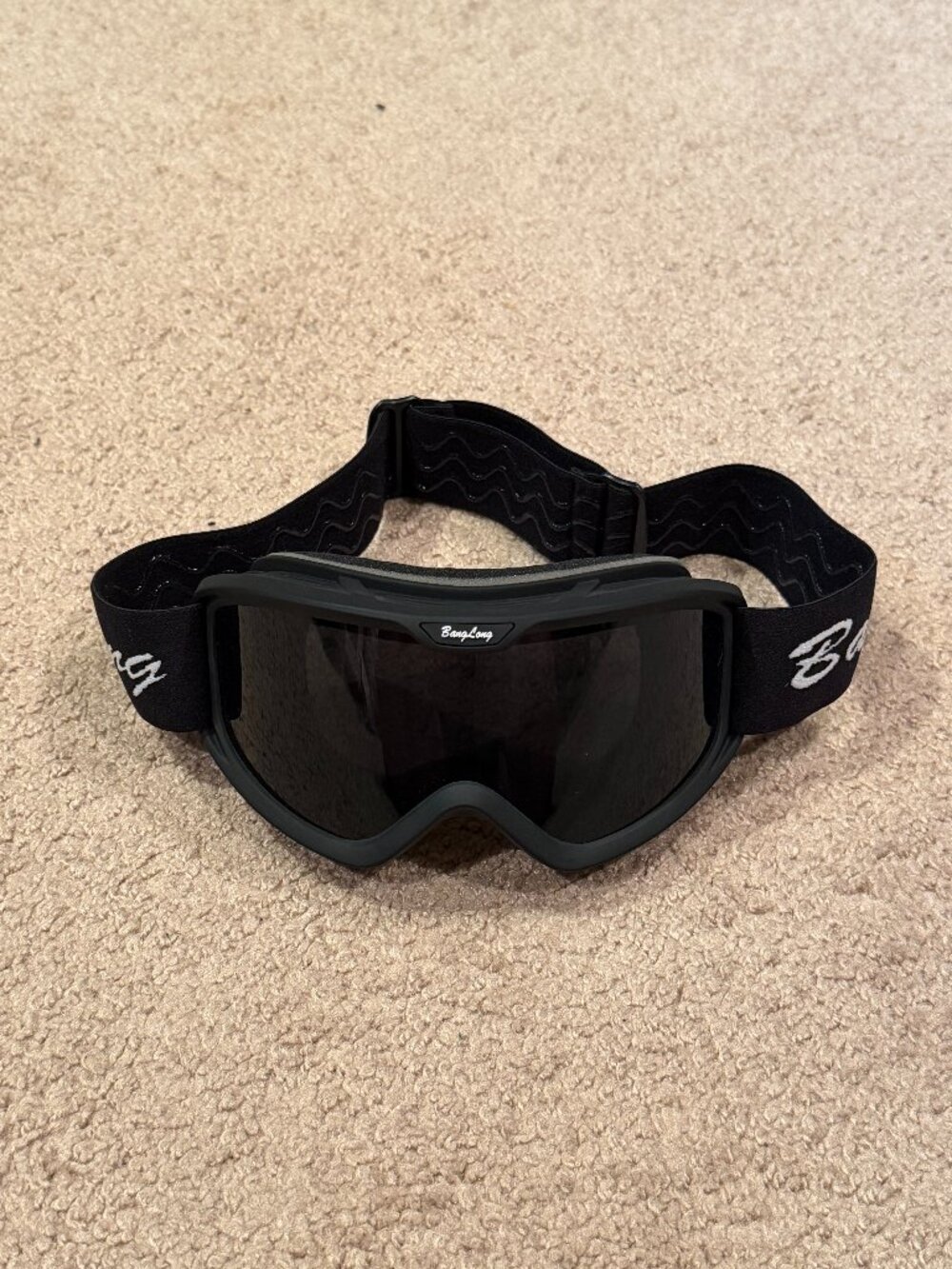 BangLong Unisex Adult Snow Sports Goggles Black Brand New Open Box